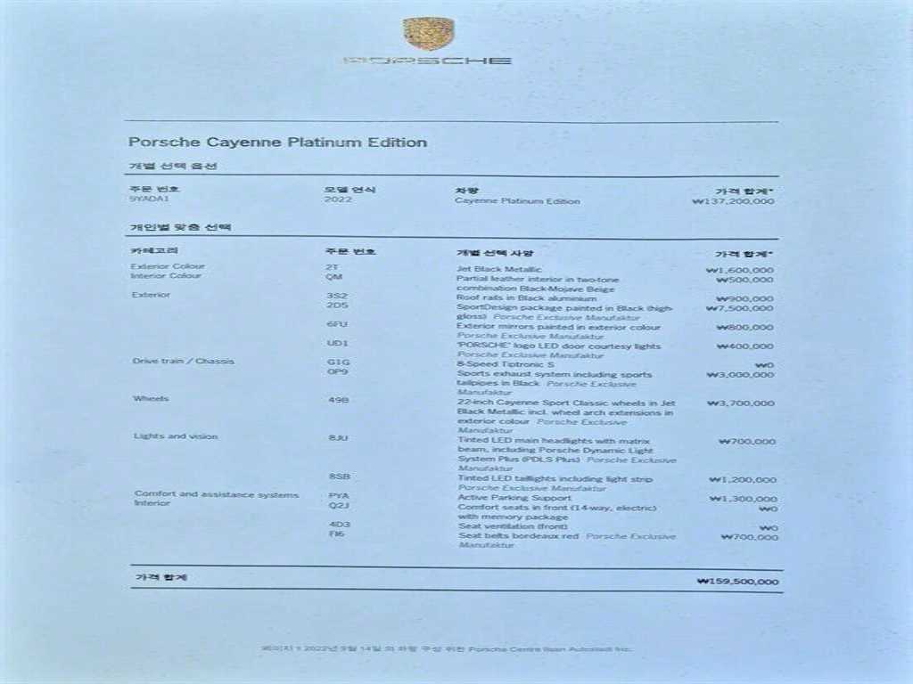 Porsche Cayenne 2022 Negro - Importación desde Corea - HF Imports Iquique - Foto 20