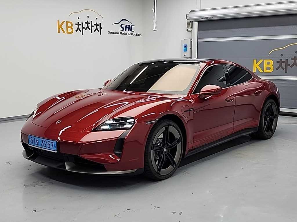 Porsche Taycan 2025 Rojo - Importación desde Corea - HF Imports Iquique - Foto 1