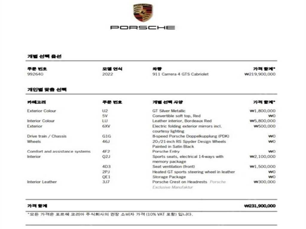 Porsche 911 2022 Gris - Importación desde Corea - HF Imports Iquique - Foto 20
