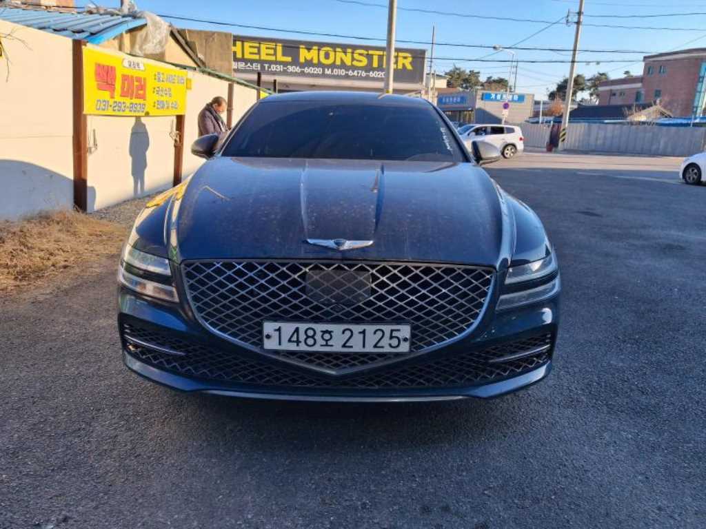 Genesis G80 2021 Azul - Importación desde Corea - HF Imports Iquique - Foto 1
