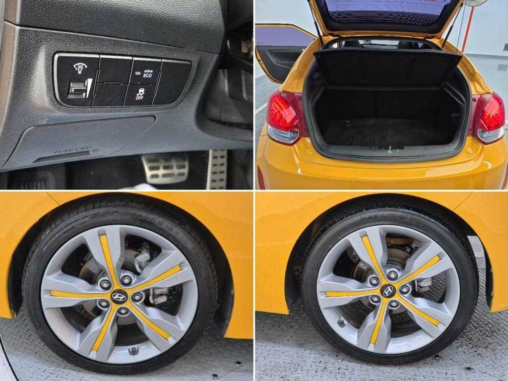 HYUNDAI Veloster 2012 Amarillo - Importación desde Corea - HF Imports Iquique - Foto 18