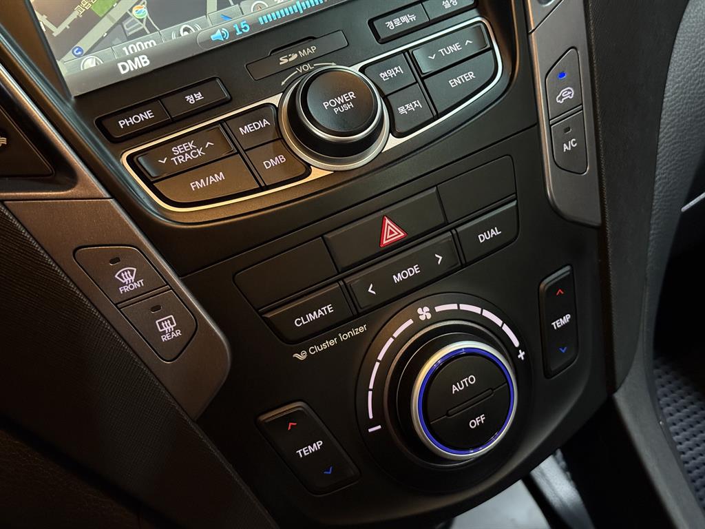 HYUNDAI Santa Fe 2015 Gris - Importación desde Corea - HF Imports Iquique - Foto 14