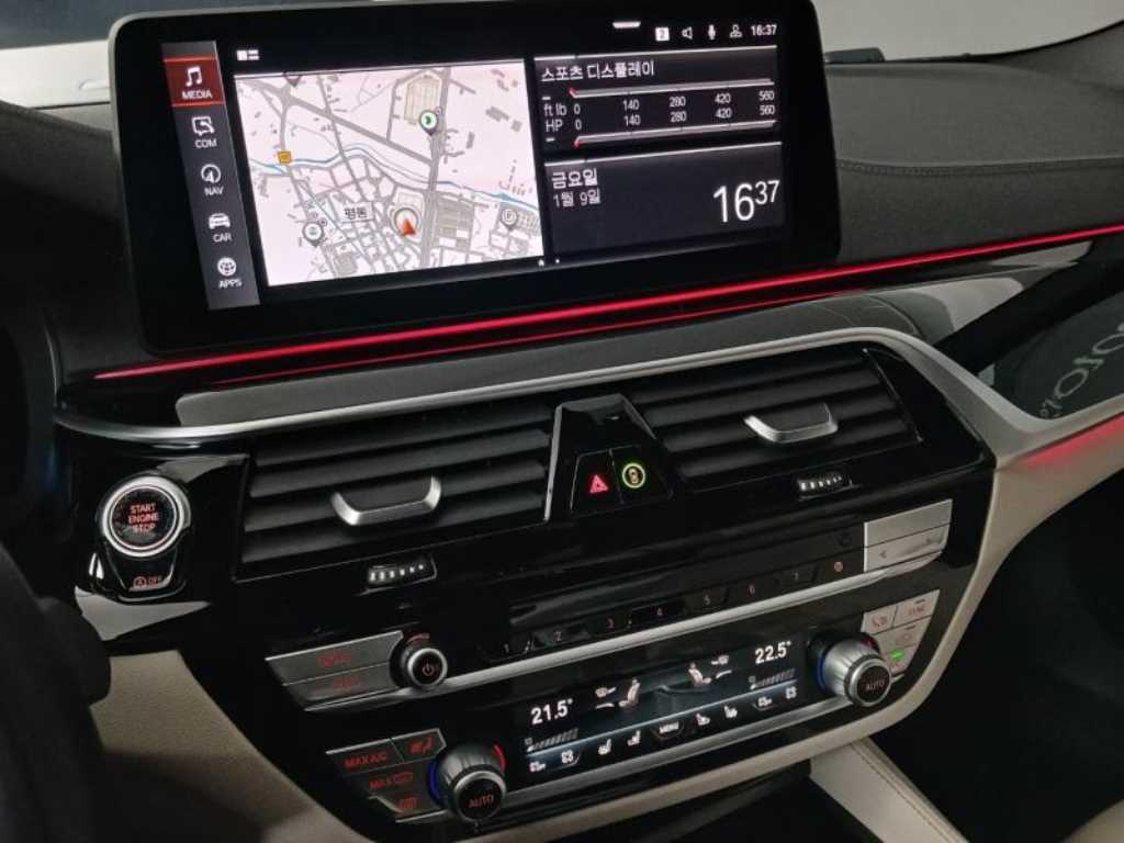 BMW 5 Series 2021 Negro - Importación desde Corea - HF Imports Iquique - Foto 14