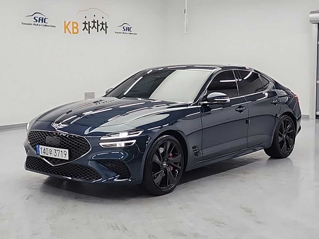 Genesis G70 2022 Azul - Importación desde Corea - HF Imports Iquique - Foto 1