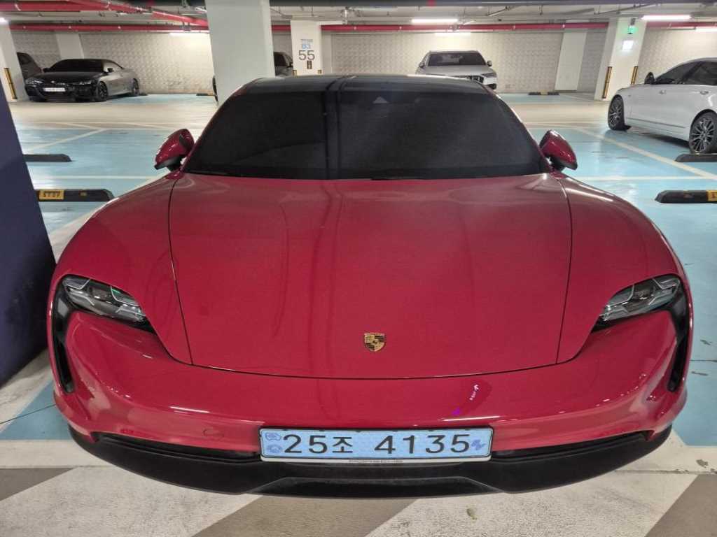 Porsche Taycan 2021 Rojo - Importación desde Corea - HF Imports Iquique - Foto 1