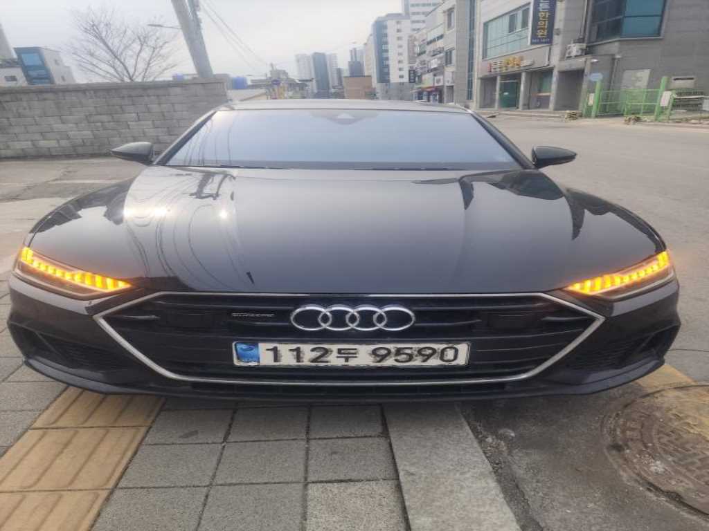 Audi A7 2021 Negro - Importación desde Corea - HF Imports Iquique - Foto 1