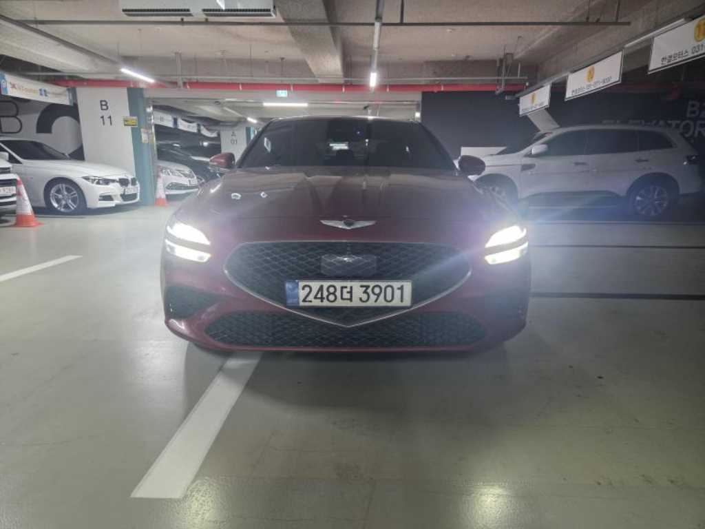 Genesis G70 2021 Rojo - Importación desde Corea - HF Imports Iquique - Foto 1