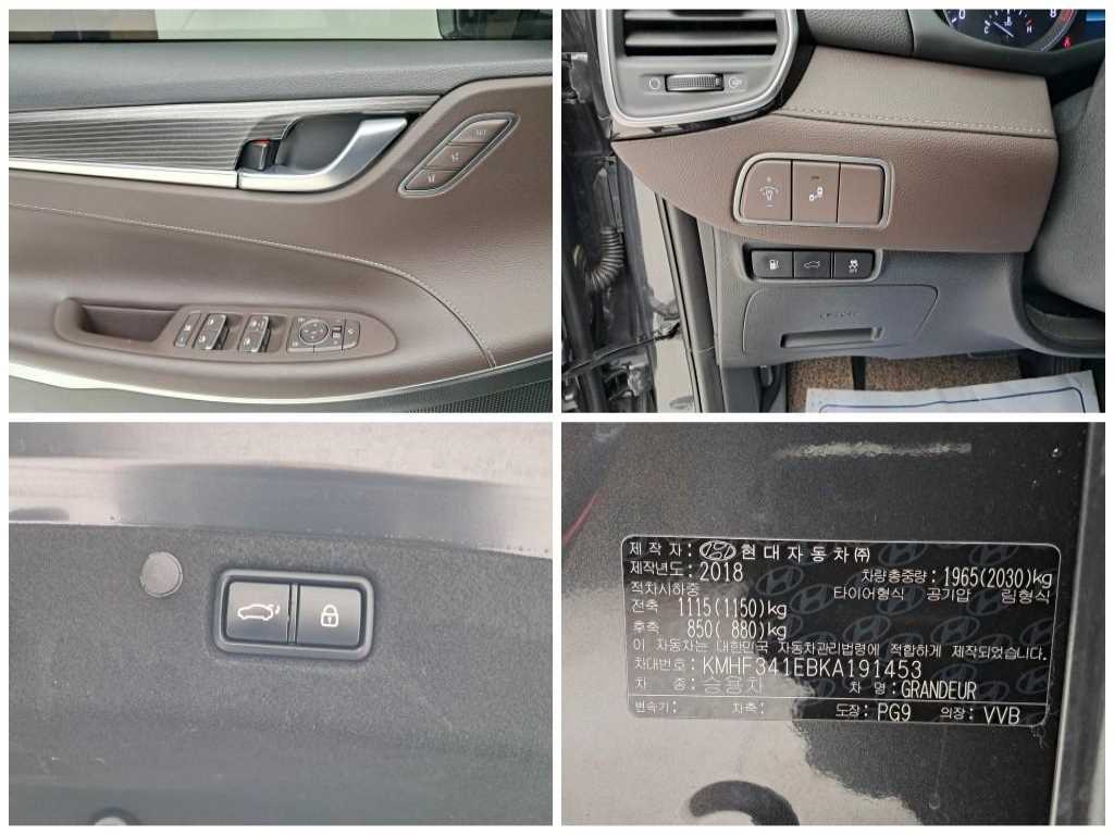 HYUNDAI Grandeur 2019 Gris - Importación desde Corea - HF Imports Iquique - Foto 16