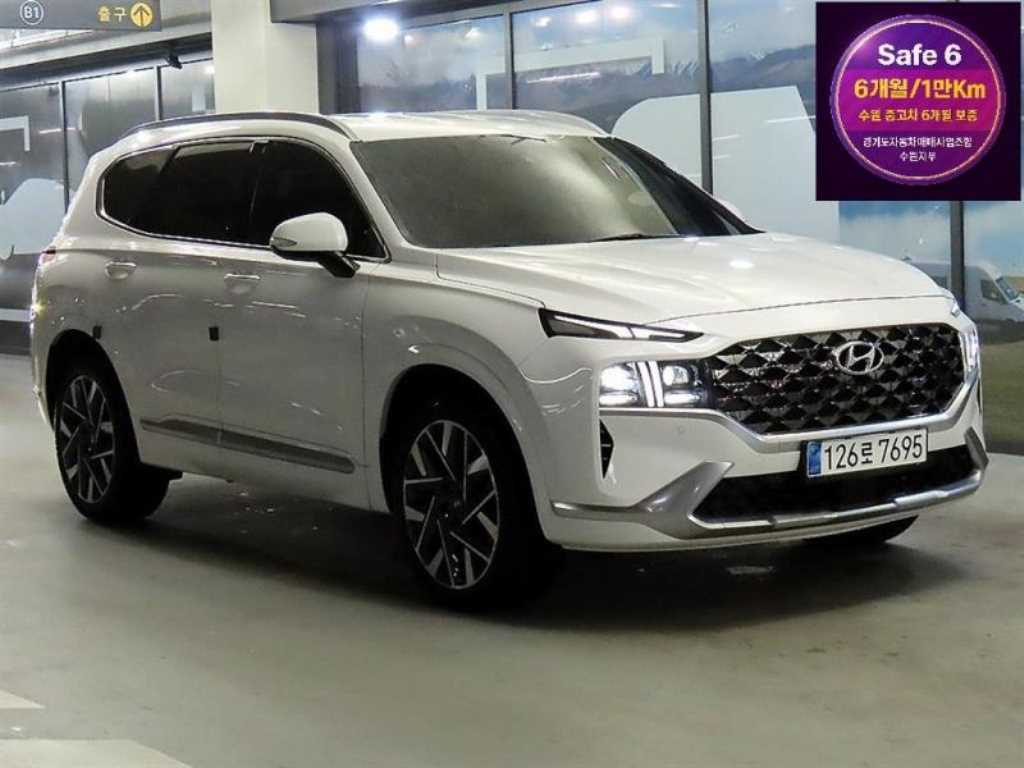 HYUNDAI Santa Fe 2021 Blanco - Importación desde Corea - HF Imports Iquique - Foto 1
