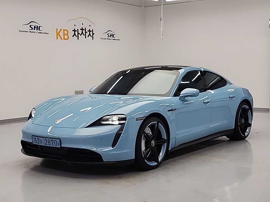 Porsche Taycan 2021 skyblue - Importación desde Corea - HF Imports Iquique - Foto 1