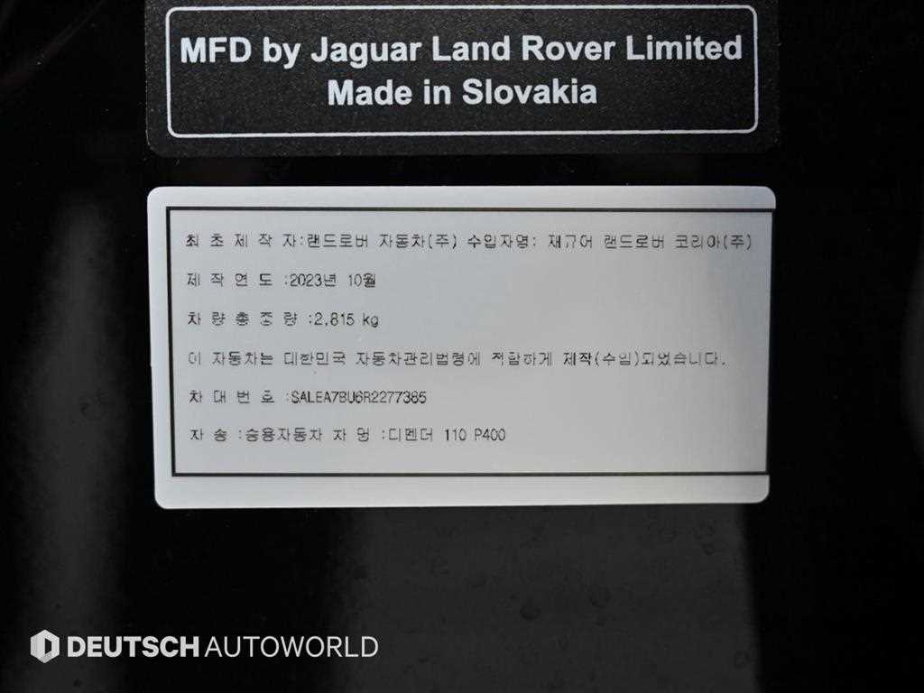 Land Rover Defender 2024 Negro - Importación desde Corea - HF Imports Iquique - Foto 18