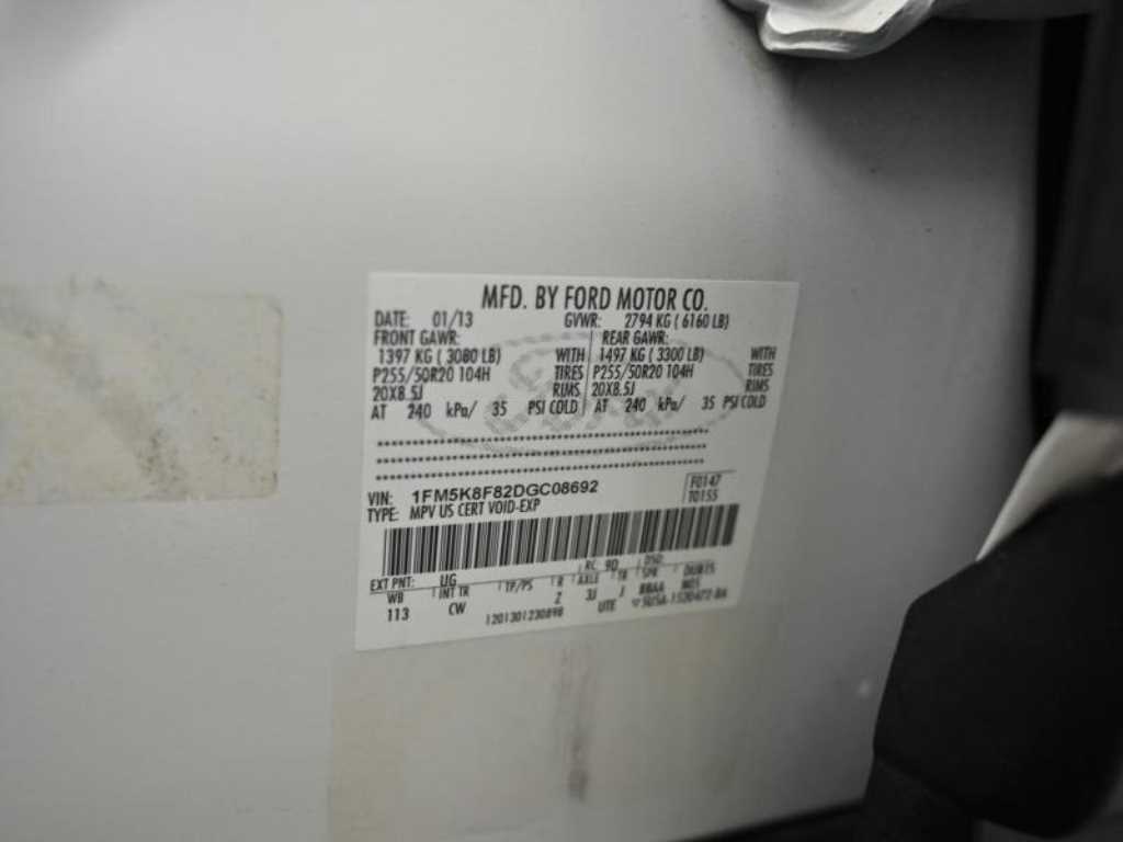 Ford Explorer 2013 Blanco - Importación desde Corea - HF Imports Iquique - Foto 19