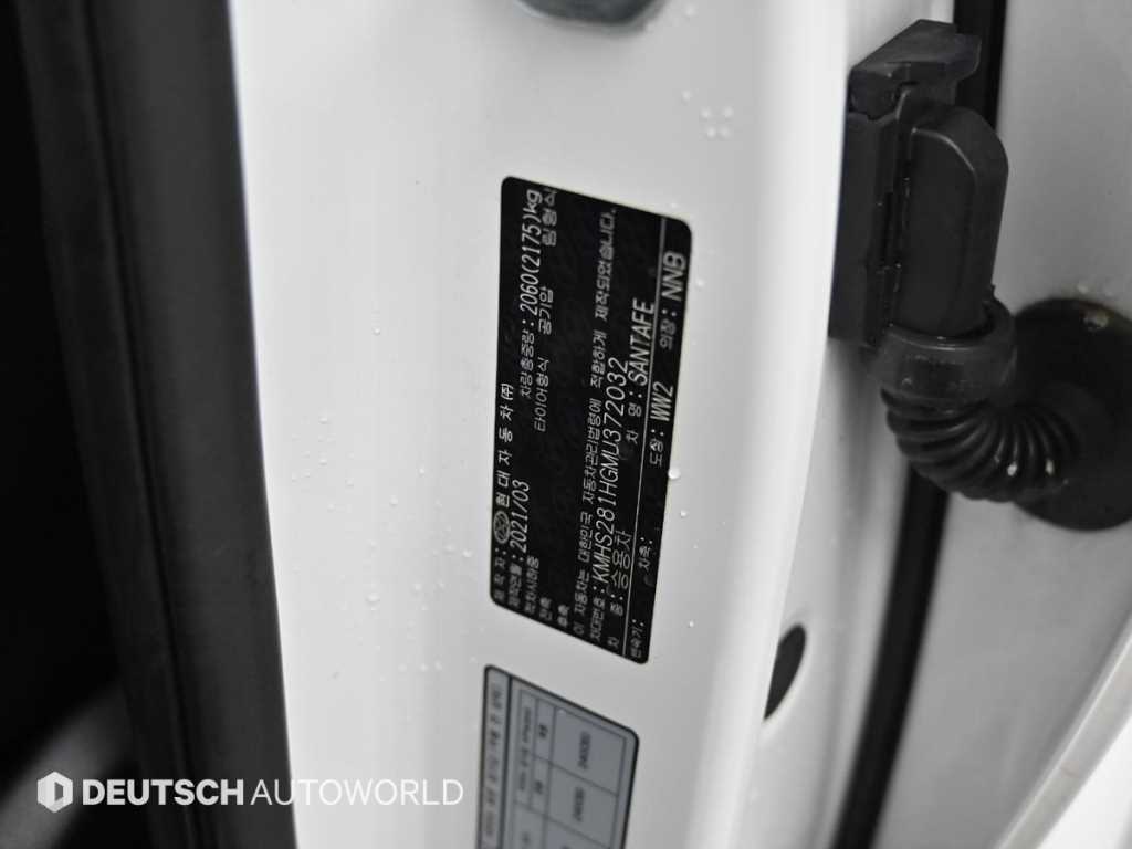 HYUNDAI Santa Fe 2021 Blanco - Importación desde Corea - HF Imports Iquique - Foto 20