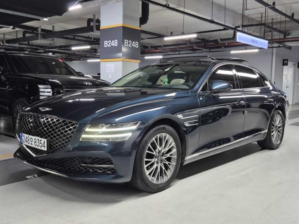 Genesis G80 2021 Azul - Importación desde Corea - HF Imports Iquique - Foto 1