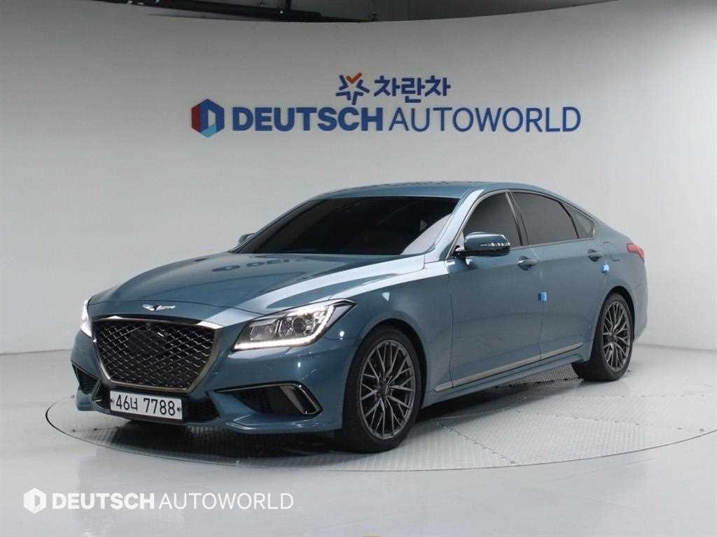 Genesis G80 2018 Azul - Importación desde Corea - HF Imports Iquique - Foto 1
