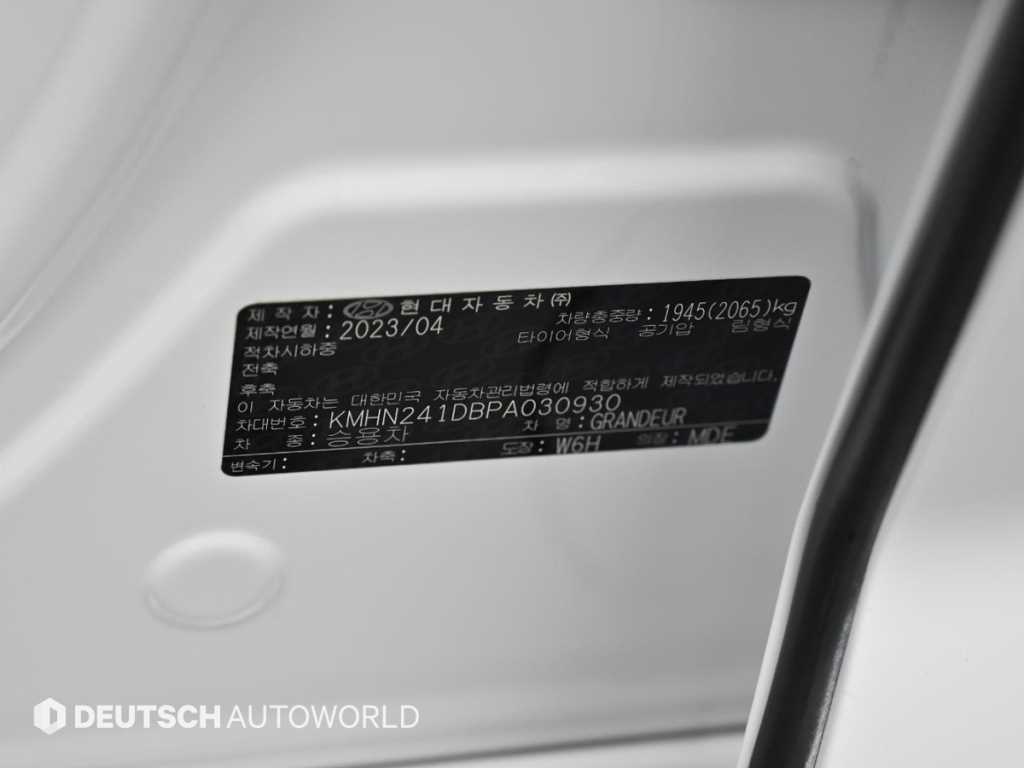 HYUNDAI Grandeur 2023 Blanco - Importación desde Corea - HF Imports Iquique - Foto 20