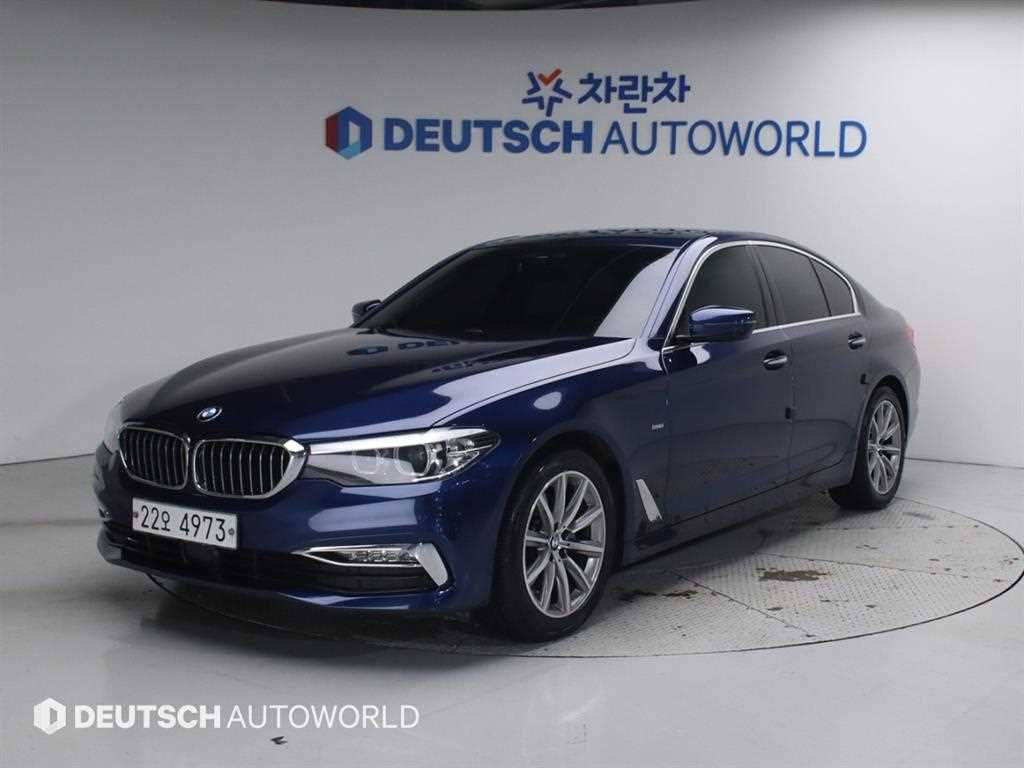 BMW 5 Series 2018 Azul - Importación desde Corea - HF Imports Iquique - Foto 1
