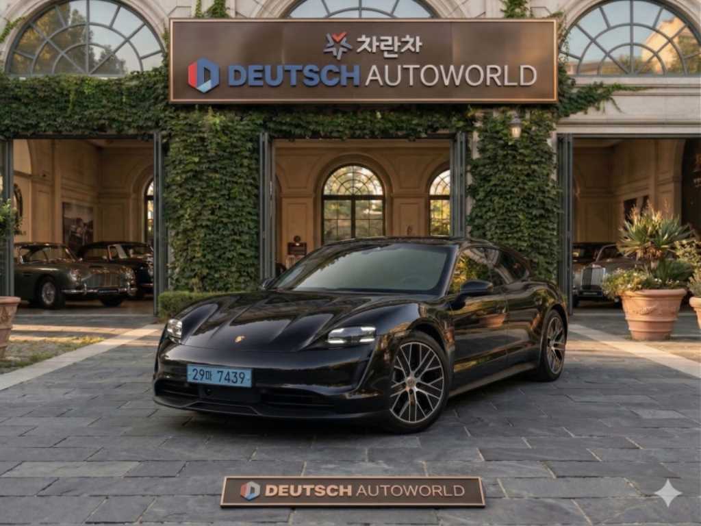 Porsche Taycan 2025 Negro - Importación desde Corea - HF Imports Iquique - Foto 1