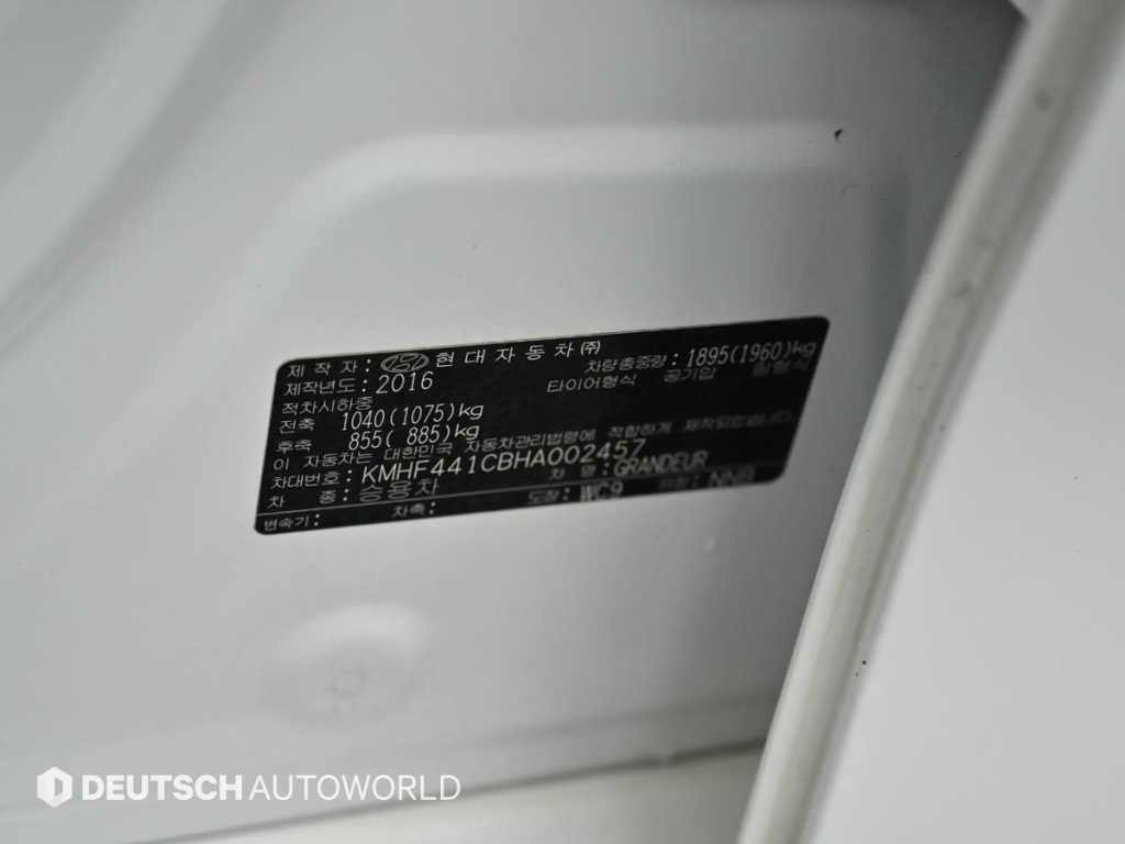 HYUNDAI Grandeur 2017 Blanco - Importación desde Corea - HF Imports Iquique - Foto 20