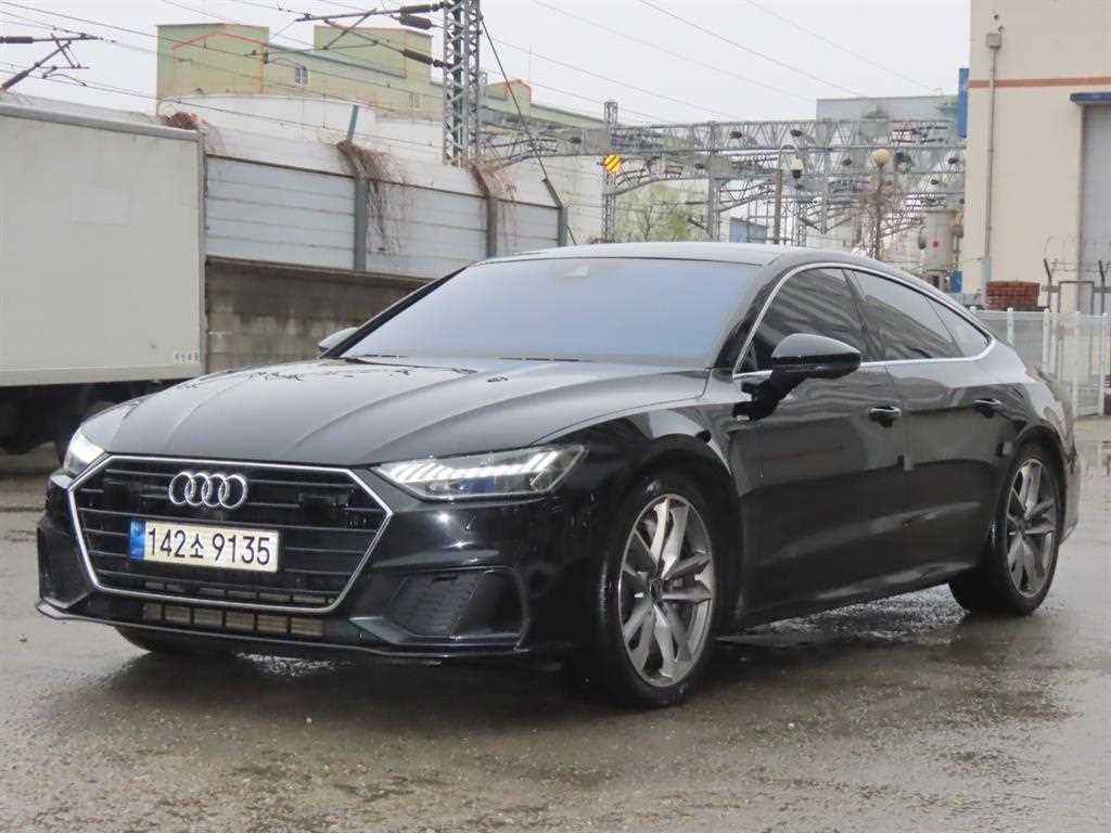 Audi A7 2021 Negro - Importación desde Corea - HF Imports Iquique - Foto 1