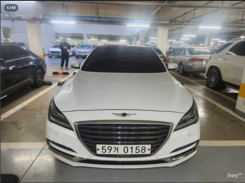 Genesis G80 2017 Blanco - Importación desde Corea - HF Imports Iquique - Foto 1