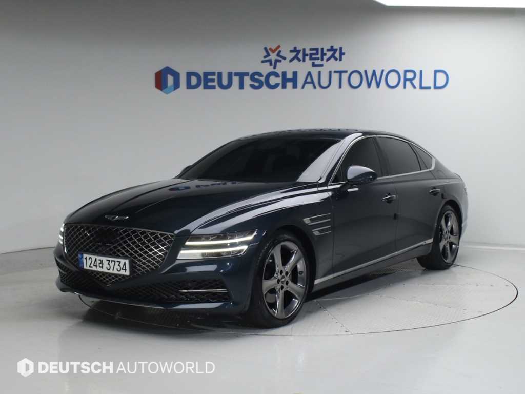 Genesis G80 2021 Azul - Importación desde Corea - HF Imports Iquique - Foto 1