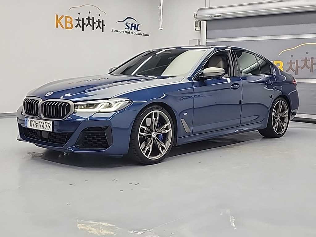 BMW 5 Series 2022 Azul - Importación desde Corea - HF Imports Iquique - Foto 1