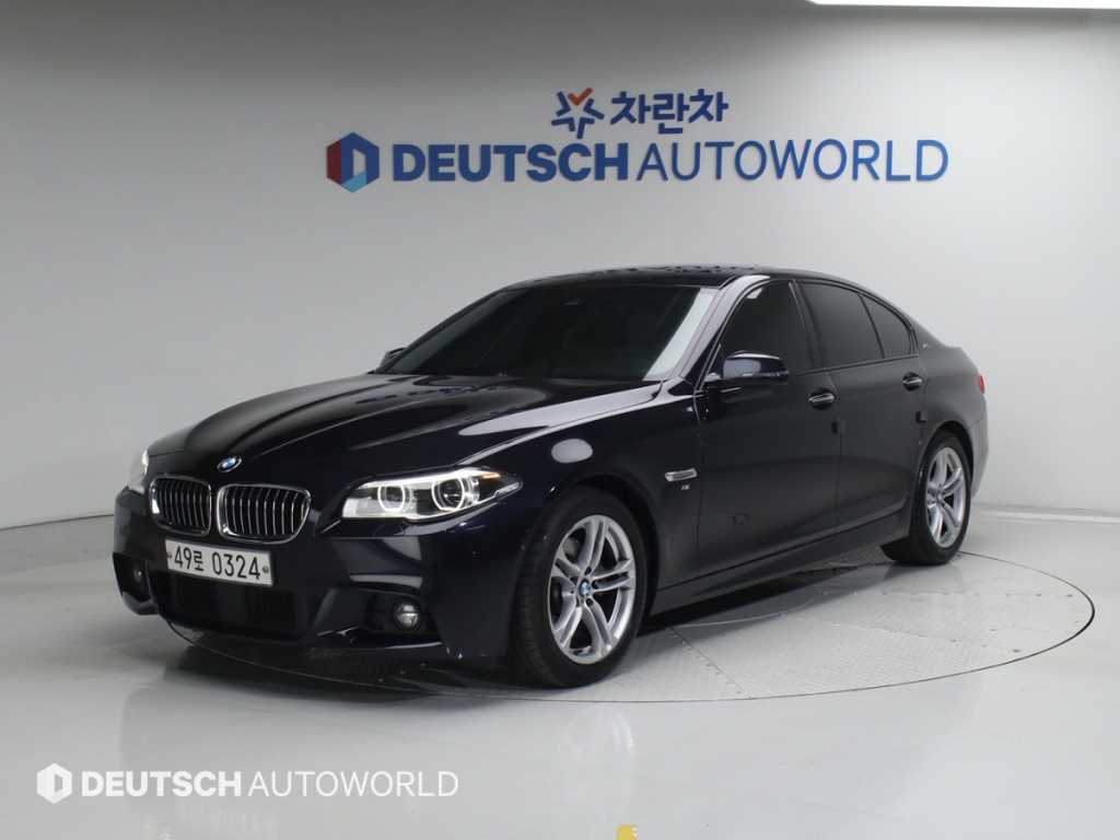 BMW 5 Series 2016 Negro - Importación desde Corea - HF Imports Iquique - Foto 1