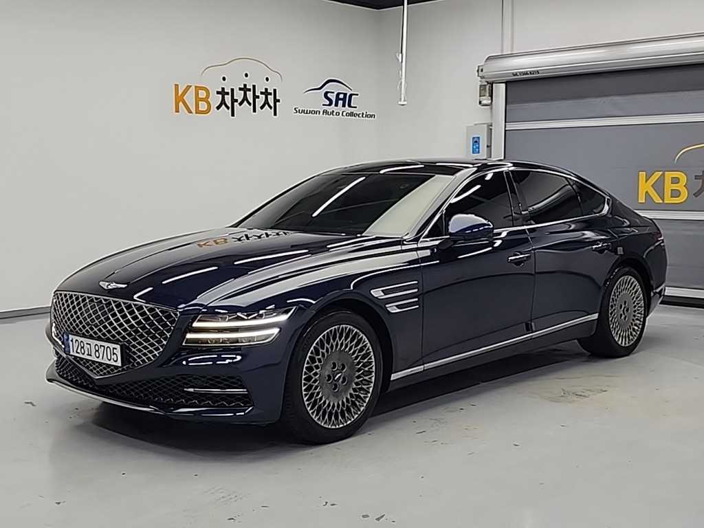 Genesis G80 2021 Azul - Importación desde Corea - HF Imports Iquique - Foto 1
