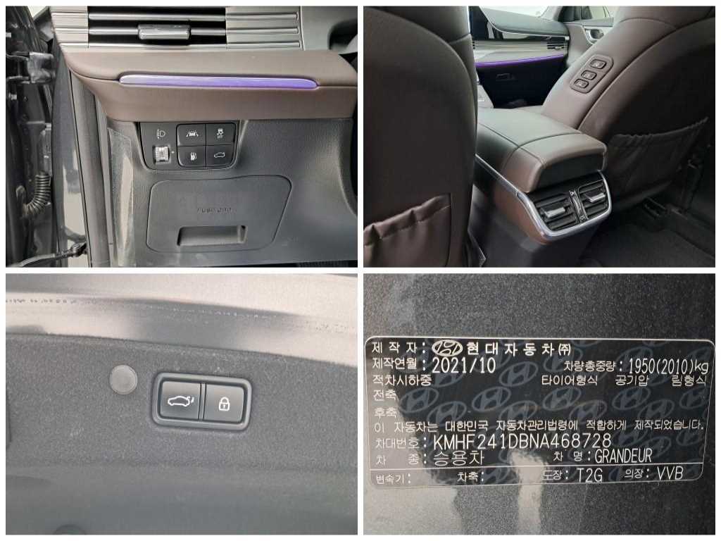 HYUNDAI Grandeur 2022 Negro - Importación desde Corea - HF Imports Iquique - Foto 18