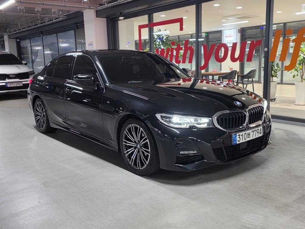 BMW 3 series 2021 Negro - Importación desde Corea - HF Imports Iquique - Foto 1