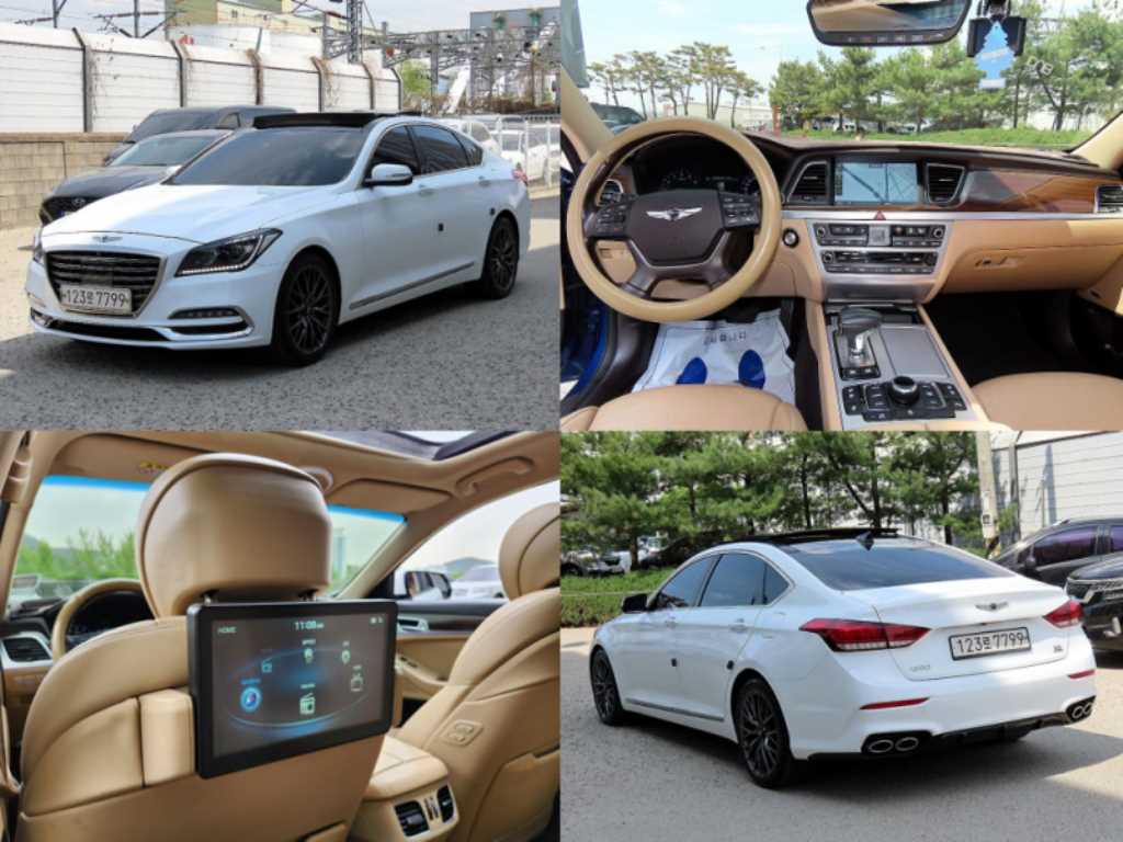 Genesis G80 2017 Blanco - Importación desde Corea - HF Imports Iquique - Foto 1