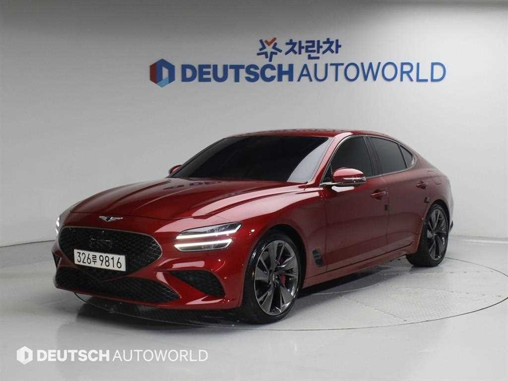 Genesis G70 2023 Rojo - Importación desde Corea - HF Imports Iquique - Foto 1