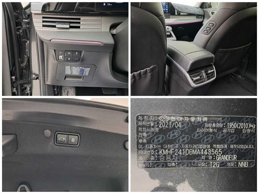 HYUNDAI Grandeur 2021 Gris - Importación desde Corea - HF Imports Iquique - Foto 17