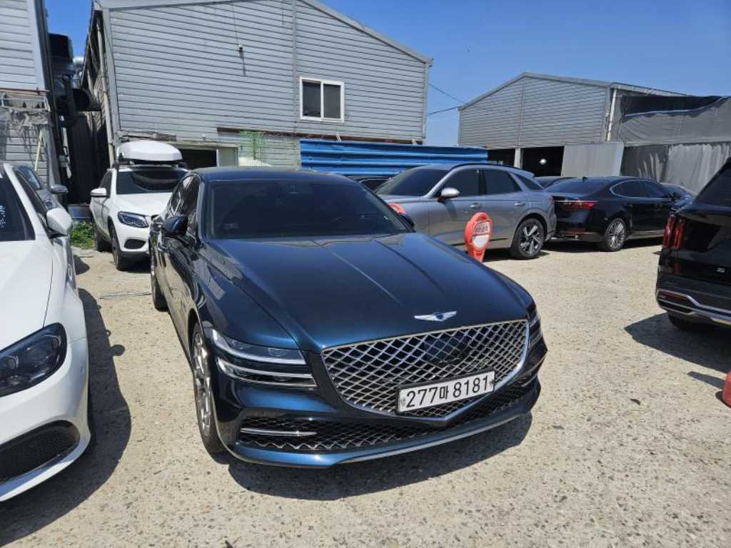 Genesis G80 2021 Azul - Importación desde Corea - HF Imports Iquique - Foto 1