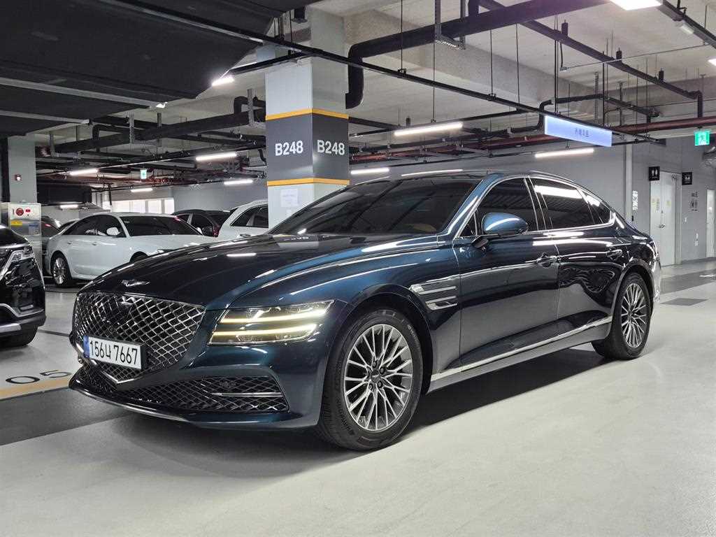 Genesis G80 2022 Azul - Importación desde Corea - HF Imports Iquique - Foto 1