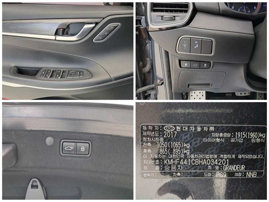 HYUNDAI Grandeur 2017 Gris - Importación desde Corea - HF Imports Iquique - Foto 17