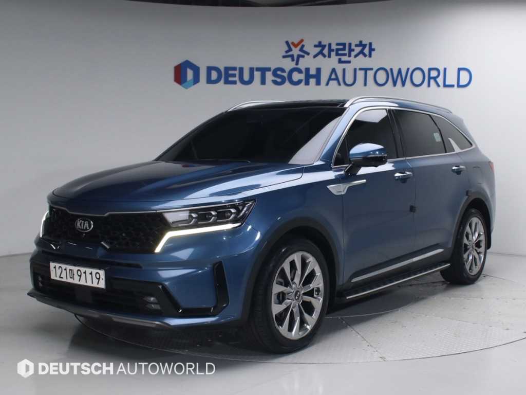 KIA Sorento 2021 Azul - Importación desde Corea - HF Imports Iquique - Foto 1