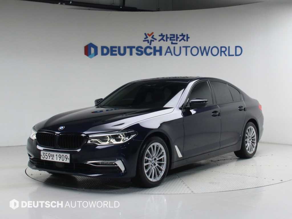 BMW 5 Series 2020 Azul - Importación desde Corea - HF Imports Iquique - Foto 1