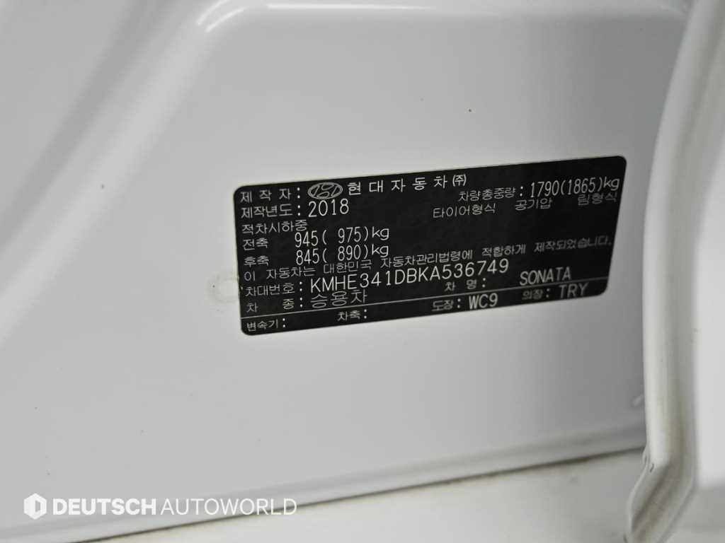 HYUNDAI Sonata 2019 Blanco - Importación desde Corea - HF Imports Iquique - Foto 20