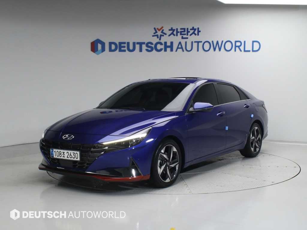 HYUNDAI Avante 2021 Azul - Importación desde Corea - HF Imports Iquique - Foto 1