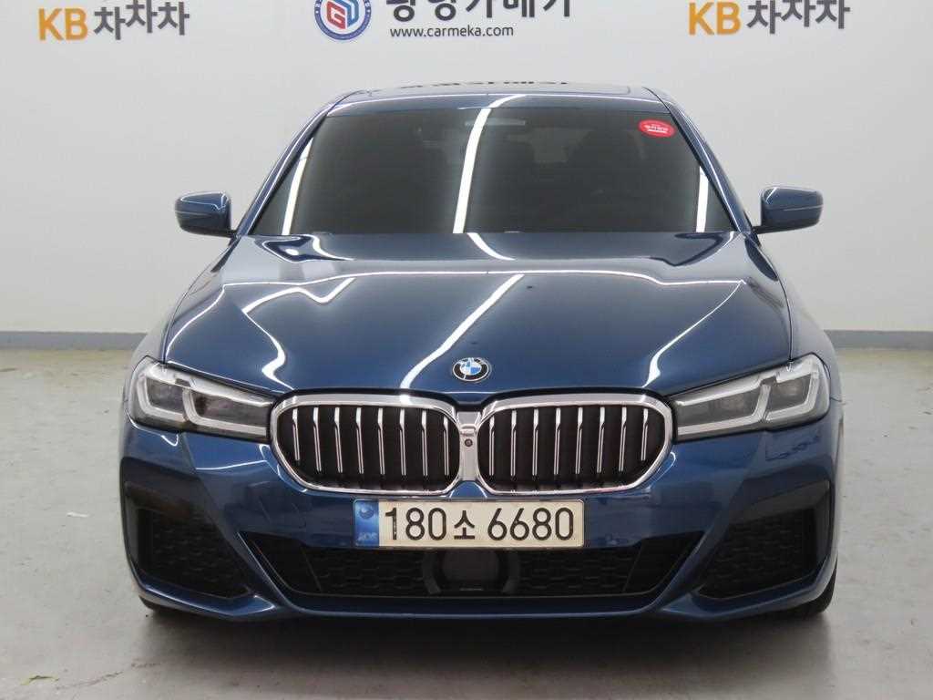 BMW 5 Series 2021 Azul - Importación desde Corea - HF Imports Iquique - Foto 1