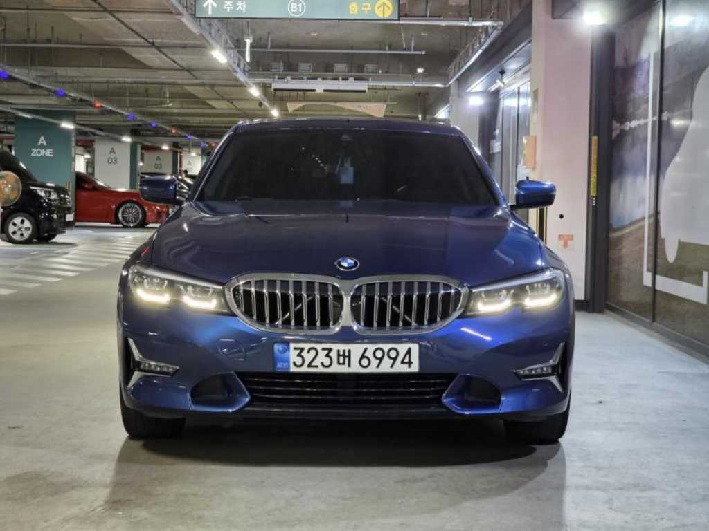 BMW 3 series 2021 Azul - Importación desde Corea - HF Imports Iquique - Foto 1