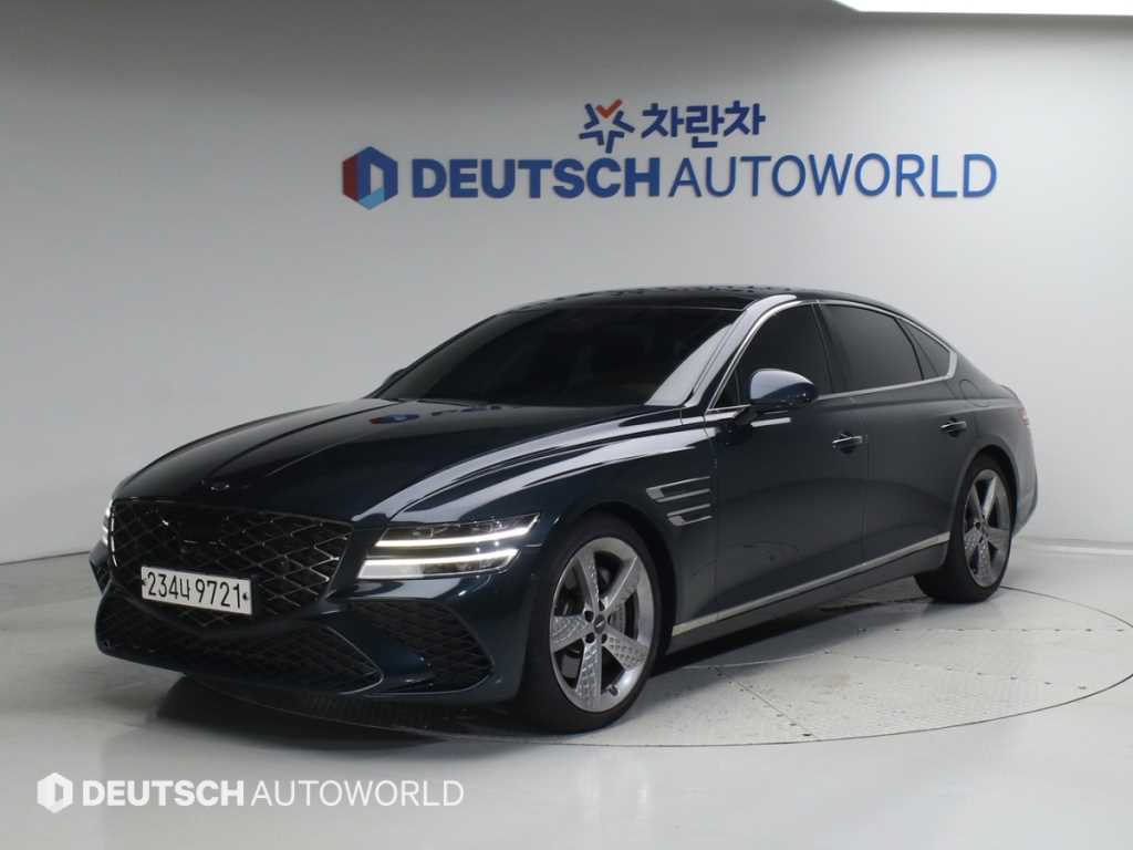 Genesis G80 2022 Azul - Importación desde Corea - HF Imports Iquique - Foto 1