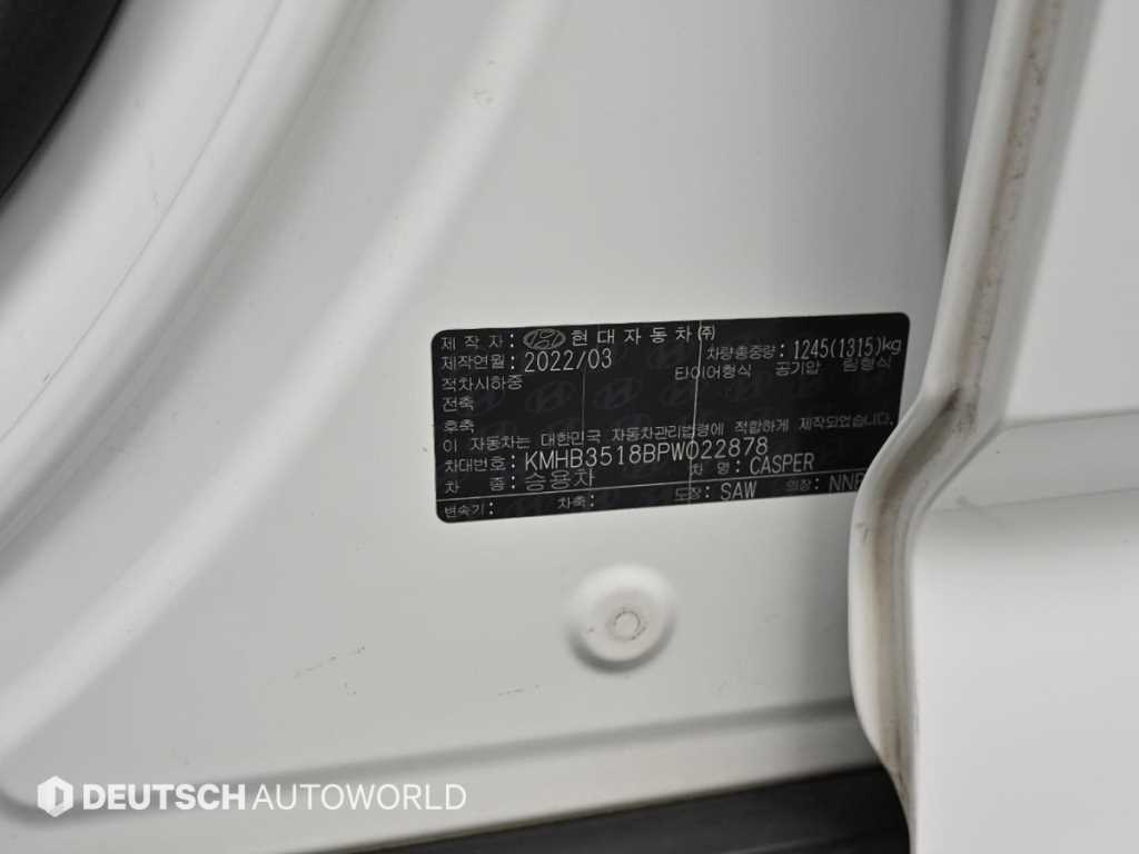 HYUNDAI Casper 2023 Blanco - Importación desde Corea - HF Imports Iquique - Foto 20