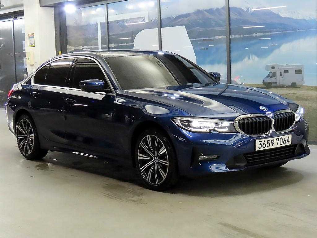 BMW 3 series 2020 Azul - Importación desde Corea - HF Imports Iquique - Foto 1