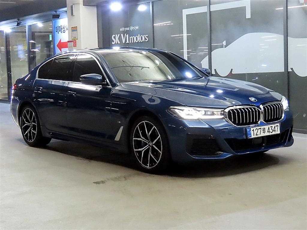 BMW 5 Series 2021 Azul - Importación desde Corea - HF Imports Iquique - Foto 1