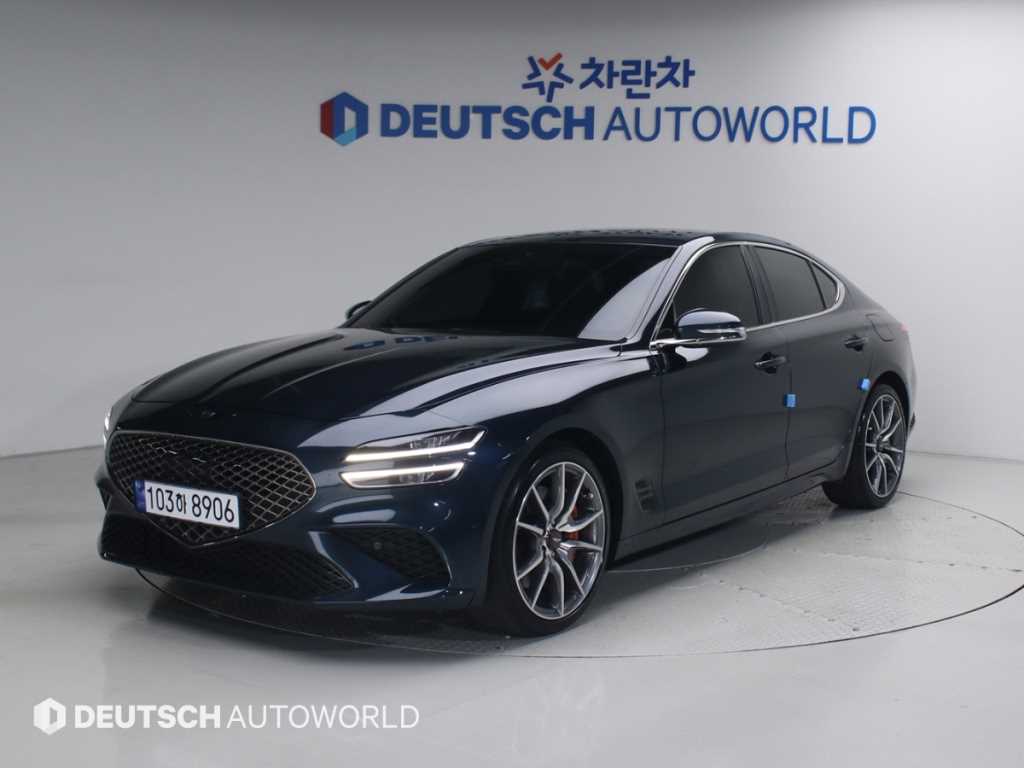 Genesis G70 2021 Azul - Importación desde Corea - HF Imports Iquique - Foto 1
