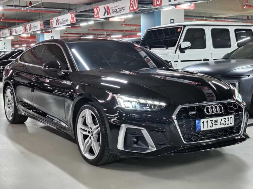 Audi A5 2021 Negro - Importación desde Corea - HF Imports Iquique - Foto 1