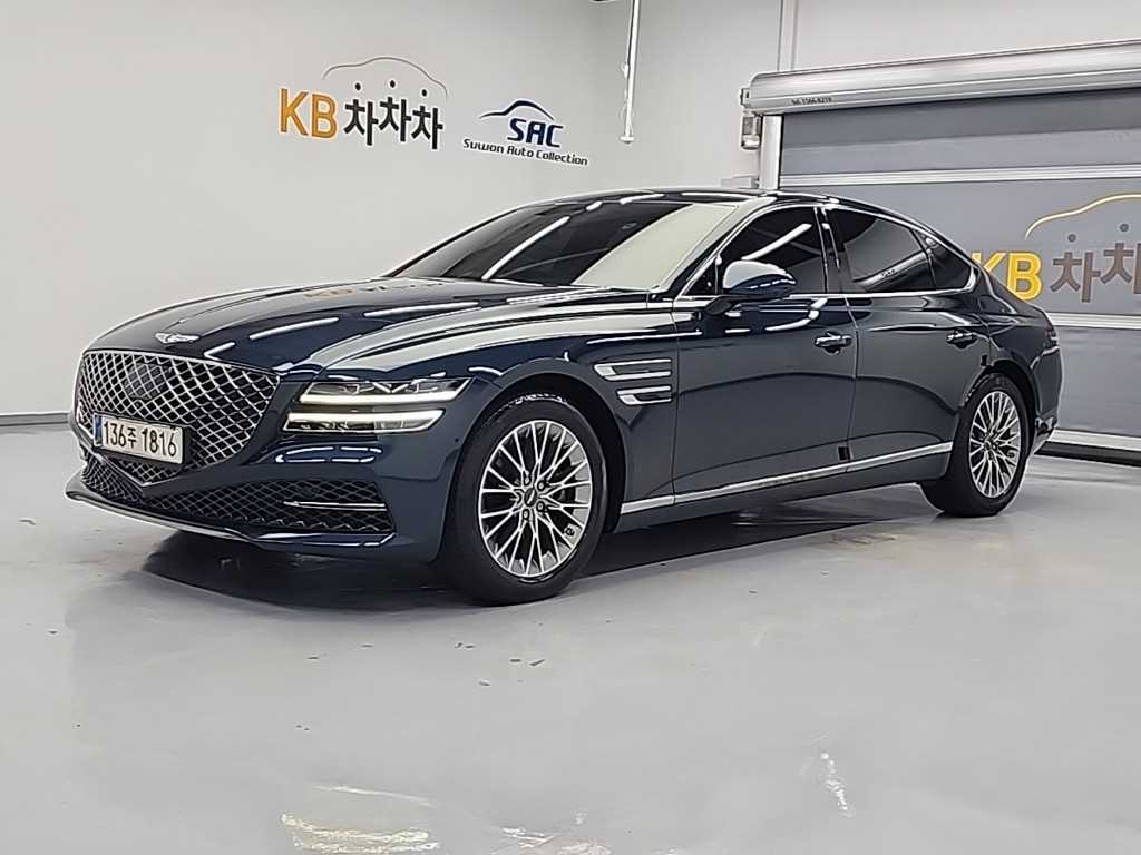 Genesis G80 2021 Azul - Importación desde Corea - HF Imports Iquique - Foto 1